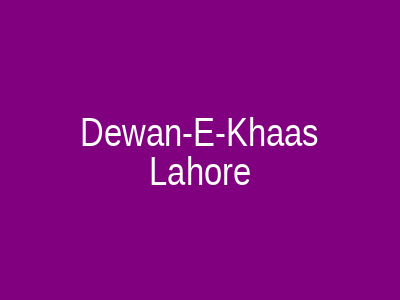 Dewan-e-Khaas Lahore