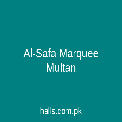 Al-Safa Marquee Multan