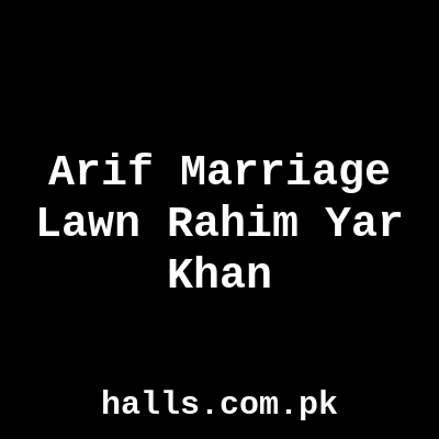 Arif Marriage Lawn Rahim Yar Khan
