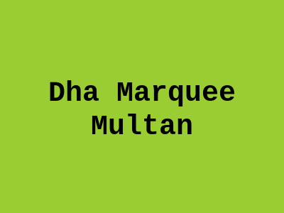 DHA Marquee Multan