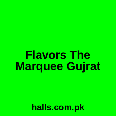 Flavors The Marquee Gujrat