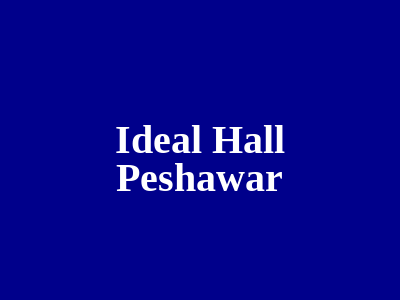 Ideal hall Peshawar