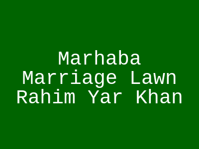 Marhaba Marriage Lawn Rahim Yar Khan