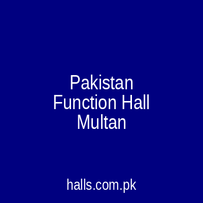 Pakistan Function Hall Multan