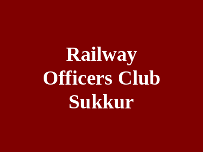 Railway Officers Club Sukkur