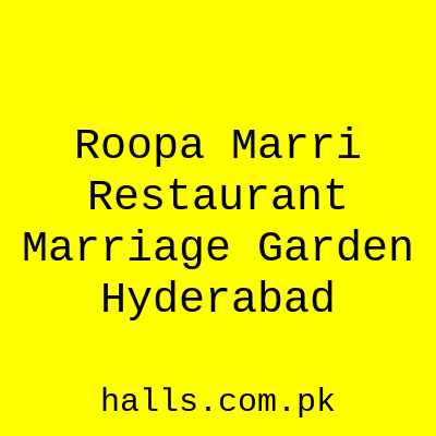 Roopa Marri Restaurant & Marriage Garden Hyderabad