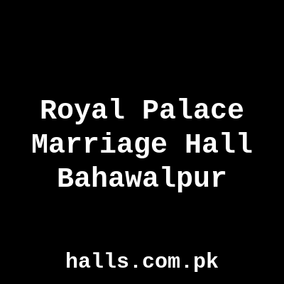 Royal Palace Marriage Hall Bahawalpur