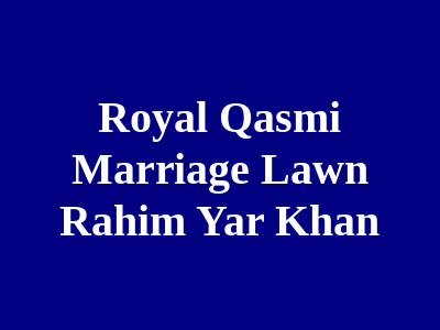 Royal Qasmi Marriage Lawn Rahim Yar Khan