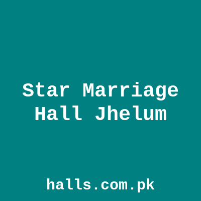 5 star Marriage Hall Jhelum