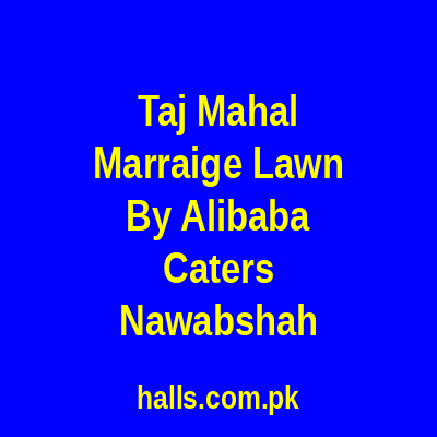 Taj Mahal Marraige Lawn By alibaba Caters Nawabshah