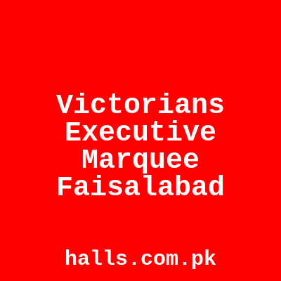 Victorian Executive Marquee Faisalabad