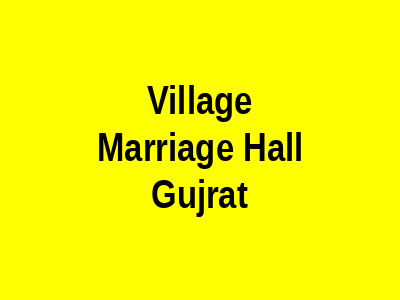 Village Marriage Hall Gujrat