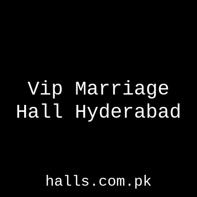 Vip Marriage Hall Hyderabad