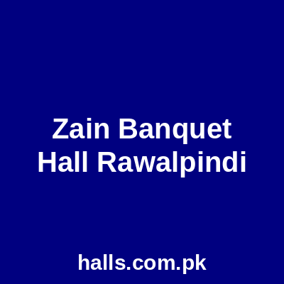 Zain banquet hall Rawalpindi